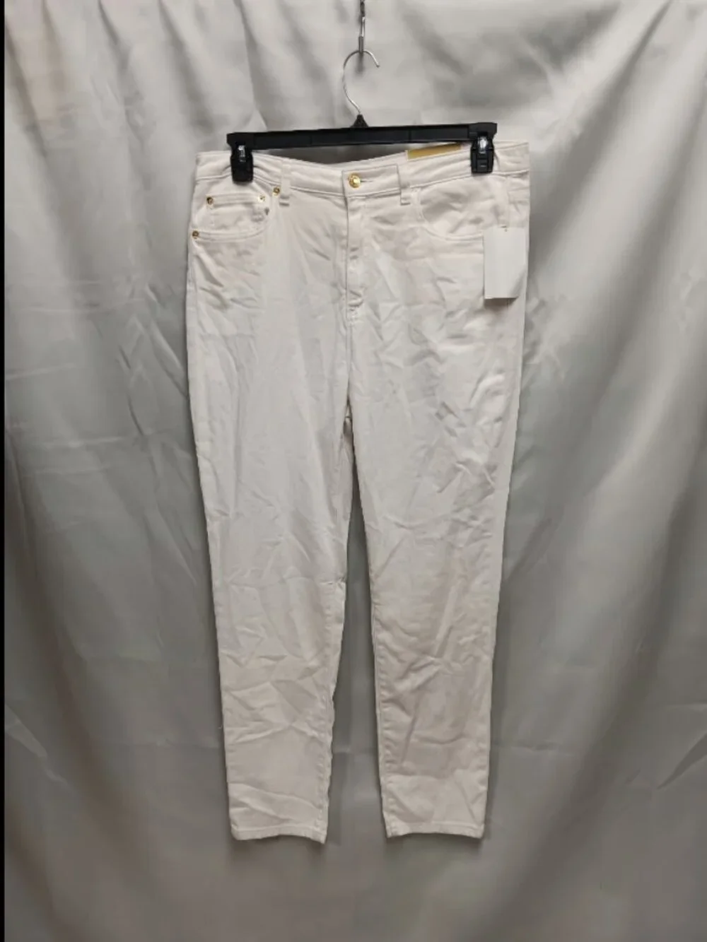 Womens White Jeans Michael Kors Size 14 NWT ORG $54